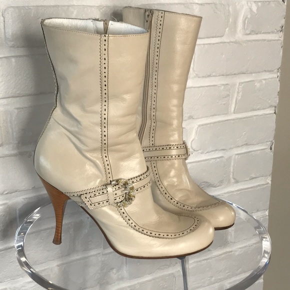 Eliza di Venezia Stylish Boots Winter White 40.5 - Picture 2 of 8